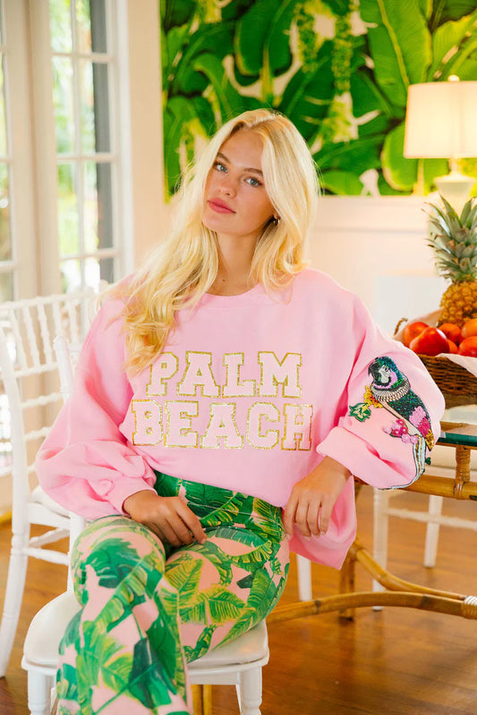 Judith March PALM BEACH PINK PULLOVER