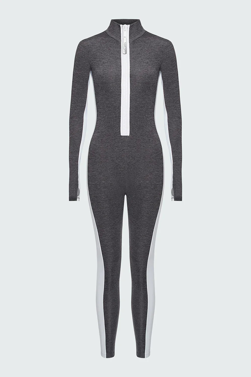 Watskin Sunwear Lara Catsuit in Heather Grey