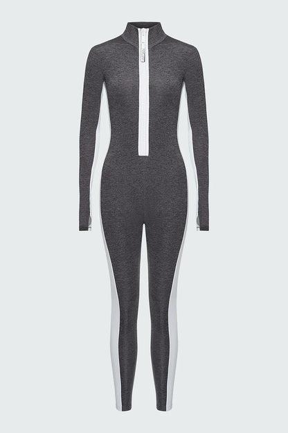 Watskin Sunwear Lara Catsuit in Heather Grey