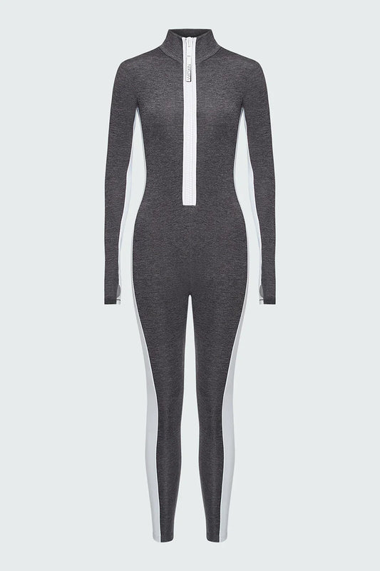 Watskin Sunwear Lara Catsuit in Heather Grey