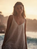 The Handloom Liv Mini Ruffle Dress