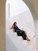 The Handloom Lucid Midnight Maxi Dress