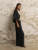 The Handloom Lucid Flow Tie Pants