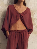 The Handloom Lucid Knot Top