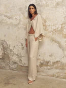 The Handloom Lucid Flow Tie Pants