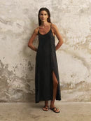 The Handloom Lucid Midnight Maxi Dress