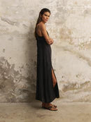 The Handloom Lucid Midnight Maxi Dress