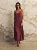 The Handloom Lucid Midnight Maxi Dress