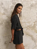 The Handloom Lucid Flow Tie Shorts