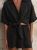 The Handloom Lucid Flow Tie Shorts