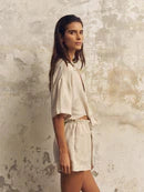 The Handloom Lucid Flow Tie Shorts