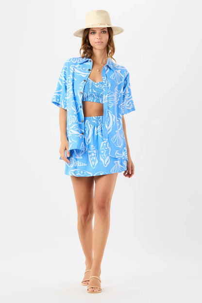 Tiare Hawaii Minnow Top - Seashells Sky