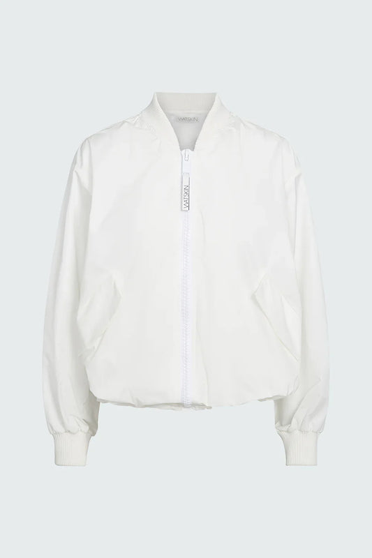 Watskin Sunwear Macy Bomber Jacket in White