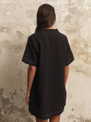 The Handloom Mae Popover Mini Dress
