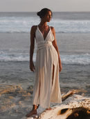 The Handloom Muse Braided Straps Dress