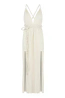 The Handloom Muse Braided Straps Dress