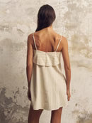 The Handloom Puglia Stripes Mini Dress