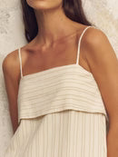 The Handloom Puglia Stripes Mini Dress