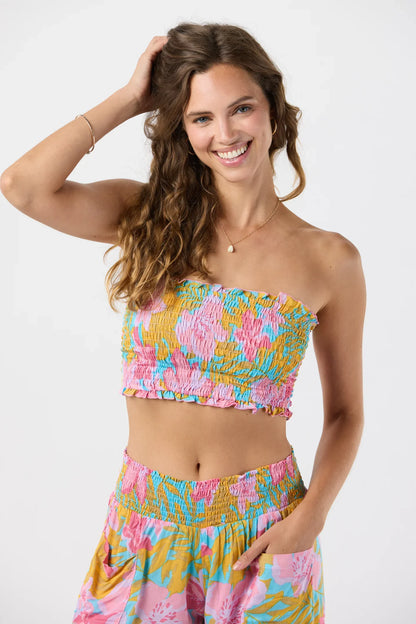 Tiare Hawaii Ruffle Top - Honduras Turquoise