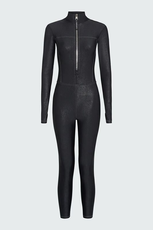 Watskin Sunwear Rae Catsuit in Gunmetal