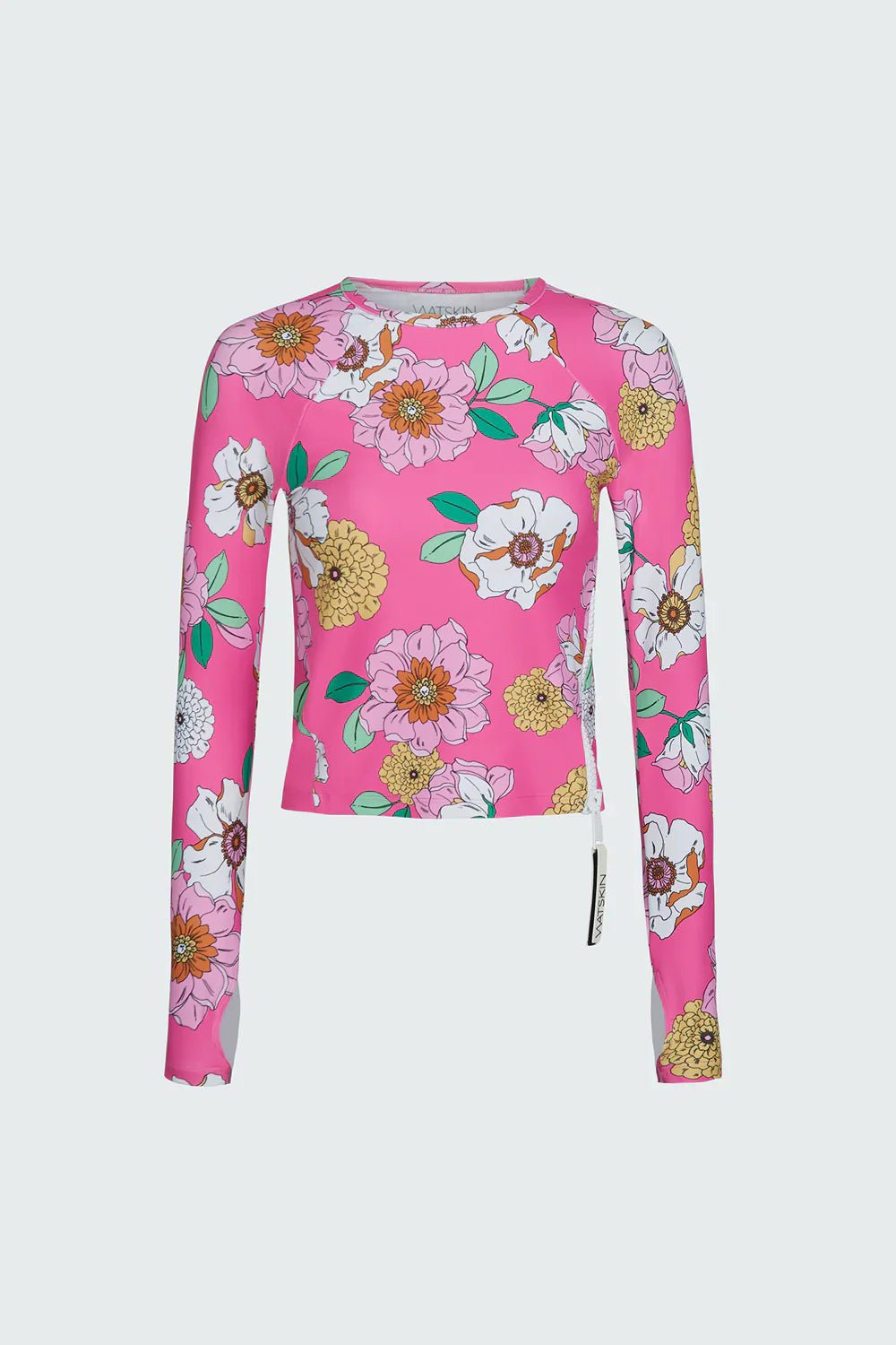 Watskin Sunwear Sasha Long Sleeve Tee in Dalia Floral