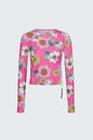 Watskin Sunwear Sasha Long Sleeve Tee in Dalia Floral