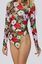 Watskin Sunwear Belle Bikini Bottom in Multi Floral