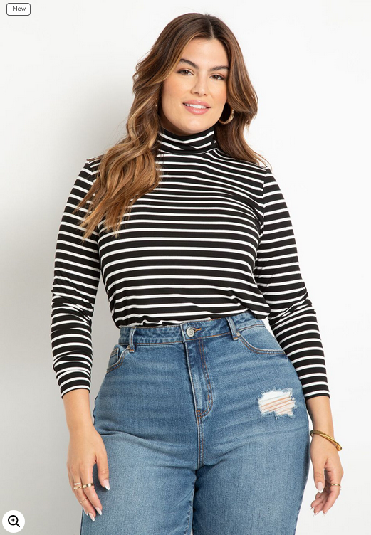 ELOQUII Women's Layering Turtleneck