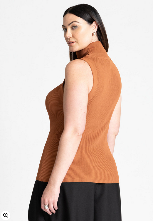 ELOQUII Women's Turtleneck Layering Sweater