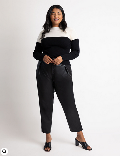 ELOQUII Women's Colorblock Sweater