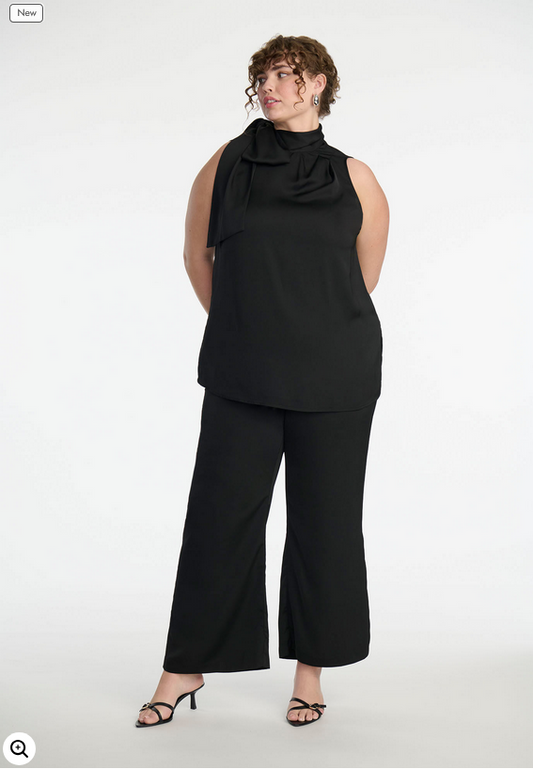 ELOQUII Women's Neck Scarf Tunic