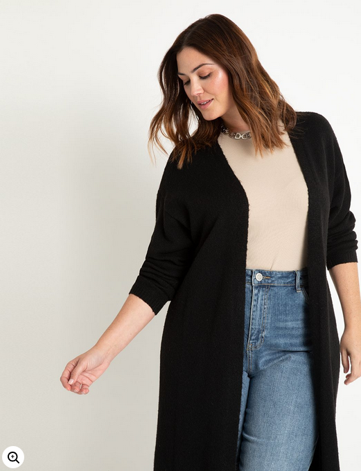 ELOQUII Women's Long Cardigan Duster
