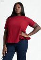ELOQUII Women's Pleated Hem Top