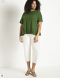 ELOQUII Women's Pleated Hem Top