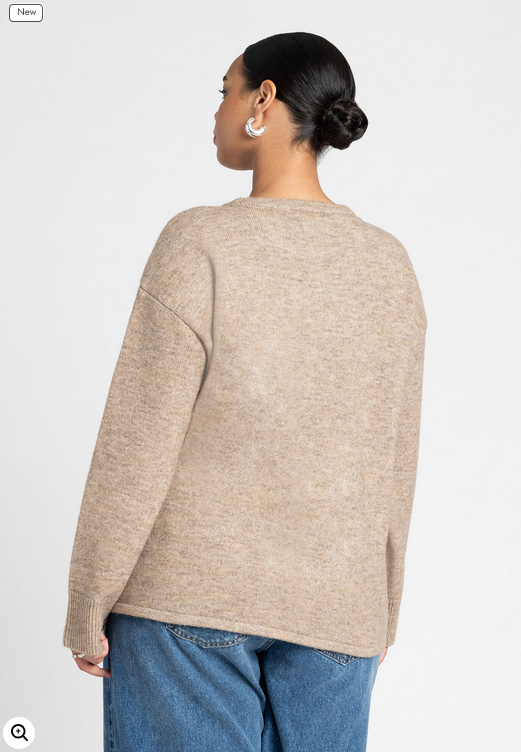 ELOQUII Women's Belted Sweater