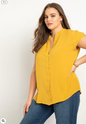 ELOQUII Women's Notch Collar Blouse 2