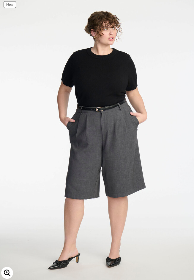 ELOQUII Women's Bermuda Shorts