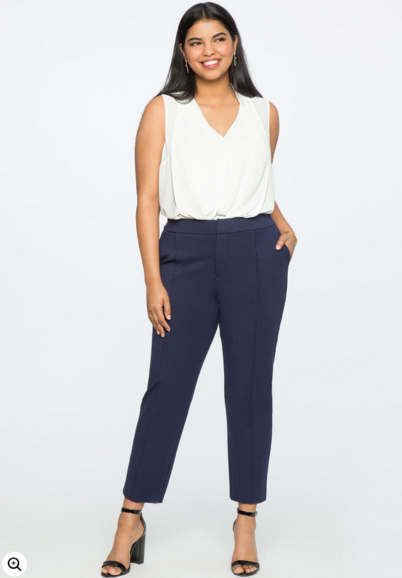 ELOQUII Women's The Ultimate Stretch Work Pant