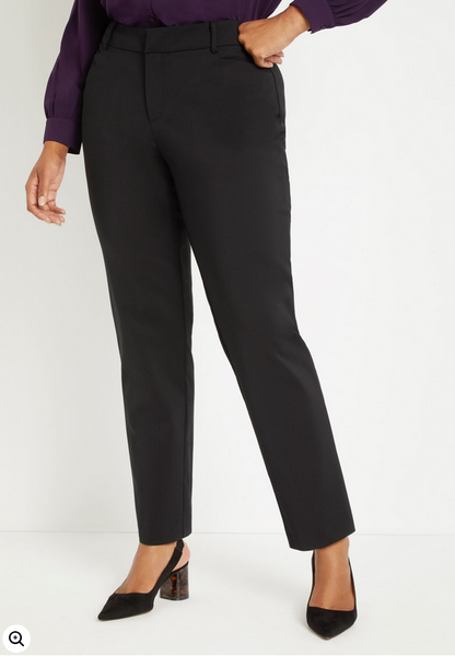 ELOQUII Women's Kady Fit Double-Weave Pant