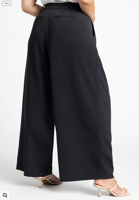 ELOQUII Women's The Chelsea Wide Leg Pant