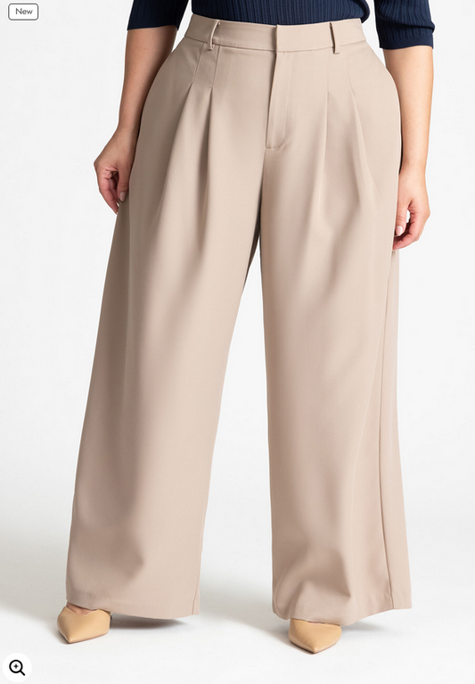 ELOQUII Women's The Chelsea Wide Leg Pant