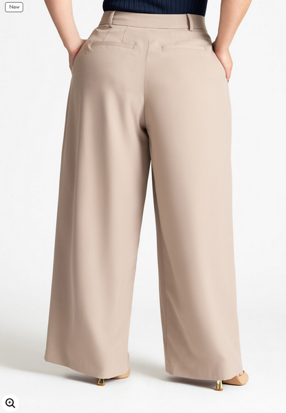 ELOQUII Women's The Chelsea Wide Leg Pant