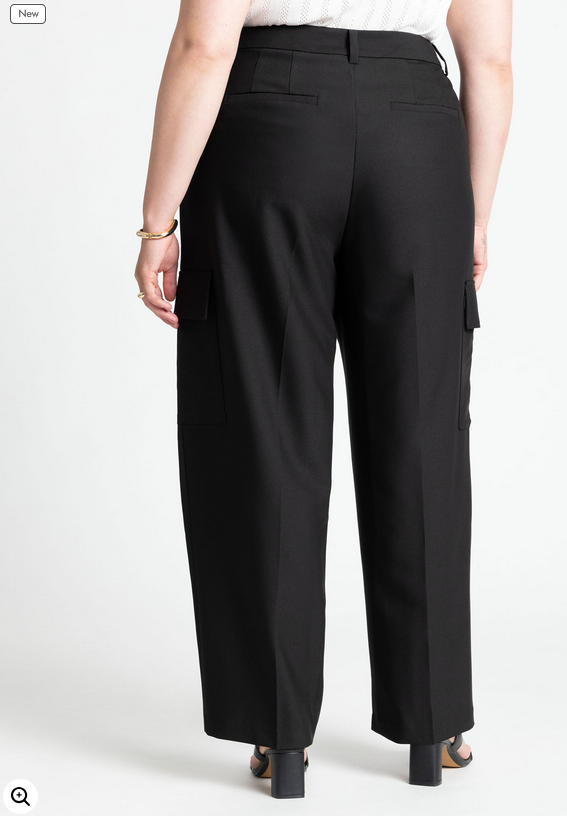 ELOQUII Women's The Hudson Cargo Pant