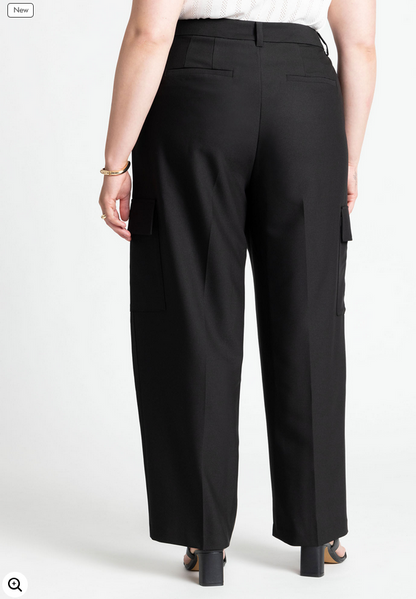 ELOQUII Women's The Hudson Cargo Pant