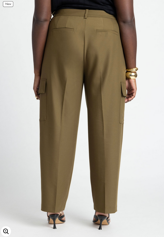 ELOQUII Women's The Hudson Cargo Pant
