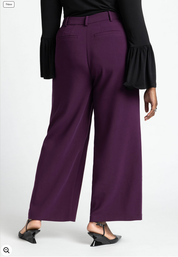 ELOQUII Women's The 365 Wide Leg Pant