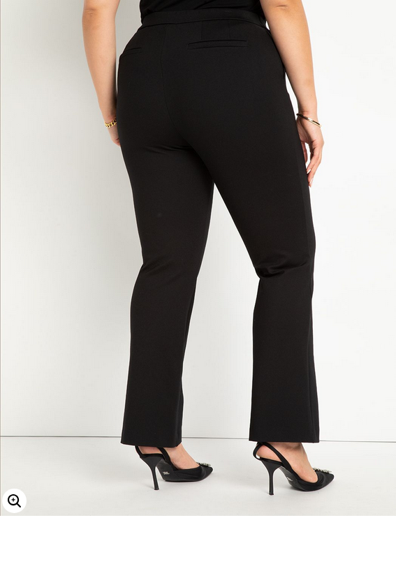 ELOQUII Women's The Ultimate Suit Flare Leg Pant