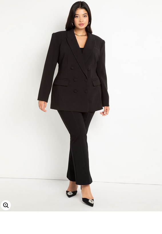 ELOQUII Women's The Ultimate Suit Flare Leg Pant