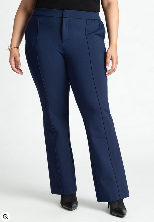ELOQUII Women's The Ultimate Suit Flare Leg Pant