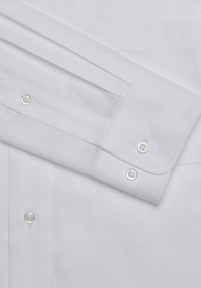 Jos. A. Bank Jos. A. Bank Tailored Fit Spread Collar Solid Dress Shirt #52B1 - White